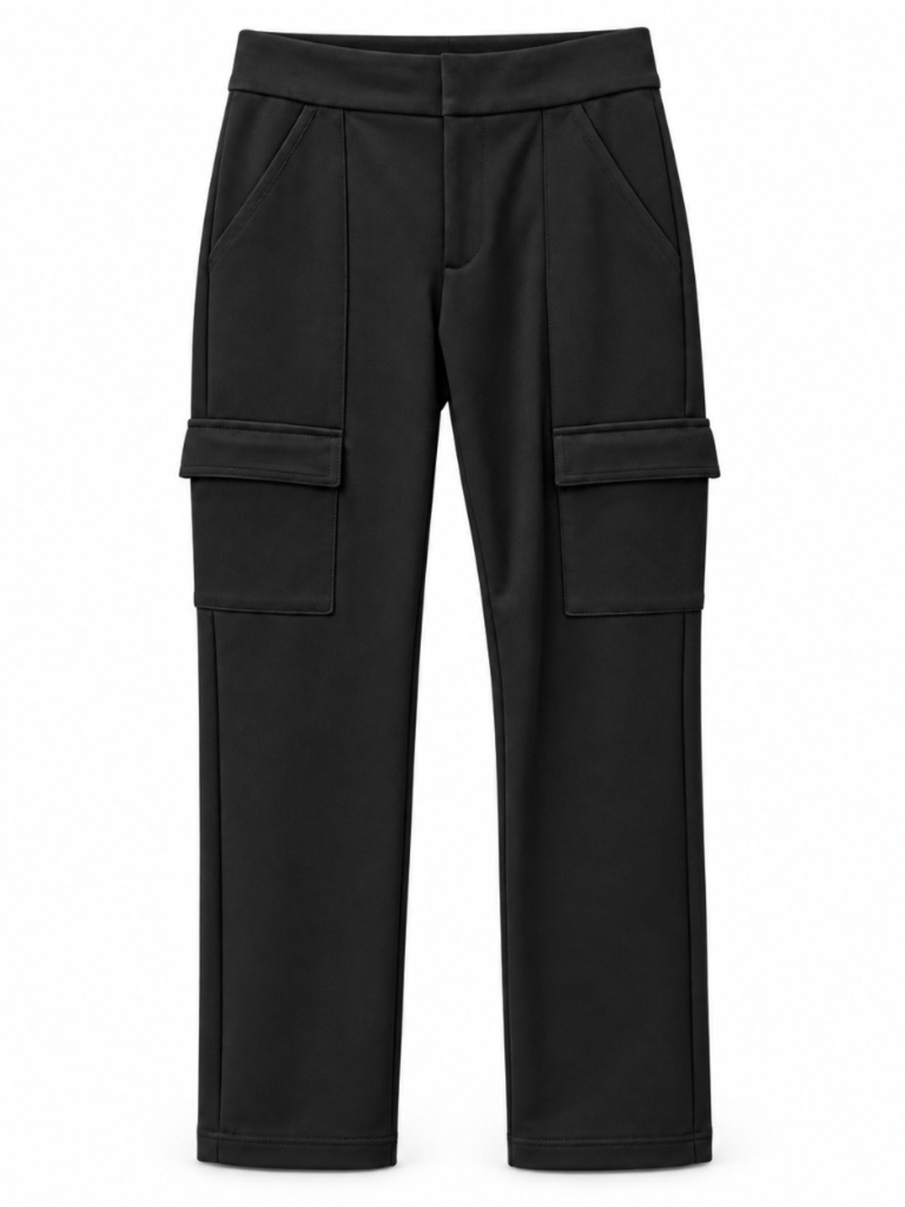 Anthropologie The Essential Slim Black Cargo Ankle Pants Women’s Size 4